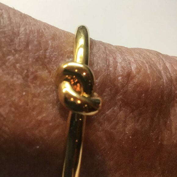 Kate Spade New Gold Hinged Knot Bracelet - Picture 2 of 2